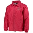 thumbnail image 2 of Men's Dunbrooke Red Tampa Bay Buccaneers Coaches Classic Raglan Full-Snap Windbreaker Jacket, 2 of 4