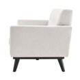 thumbnail image 4 of Sofa, Ivory White, Fabric, Modern Contemporary, Mid Century Living Hotel Lounge Cafe Lobby, 4 of 8