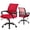 Red, variant on CONCETTA Home Office Computer Chair, With Lumbar Support, Adjustable Height, Fixed Armrests, Suitable For Meeting Rooms, 360°Rotation, For Adults, Red