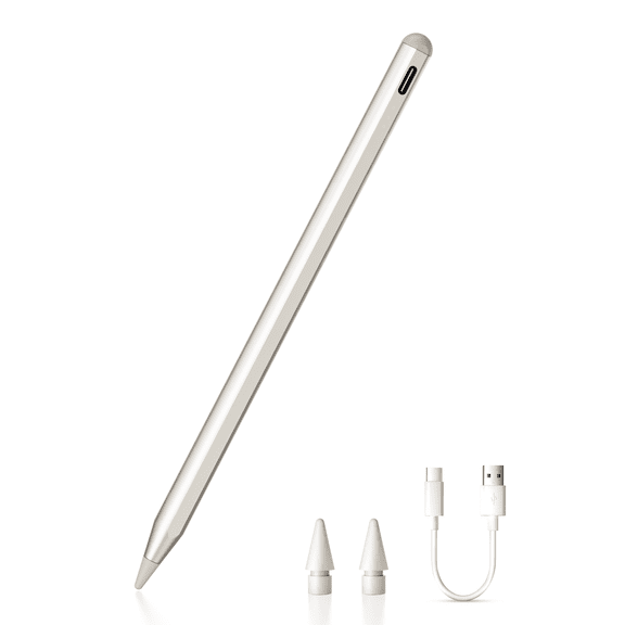edaiser Stylus Pen Compatible with Apple iPad 2018-2024, iPad Pro 13, 11 M4, 12.9 inch, iPad Air 11,13 M2, iPad Air (5th-3rd), iPad (10th-6th), iPad Mini 5/6th Gen,Tilt Sensitivity Palm Rejection STR