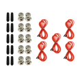 thumbnail image 1 of 5 Juegos Cable de Repuesto de material acero Inoxidable PVC para y Reducir Grasa rojo, 1 of 9