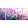 thumbnail image 3 of Design Art Growing And Blooming Lavender Floral Photo Canvas Art Print, 3 of 3