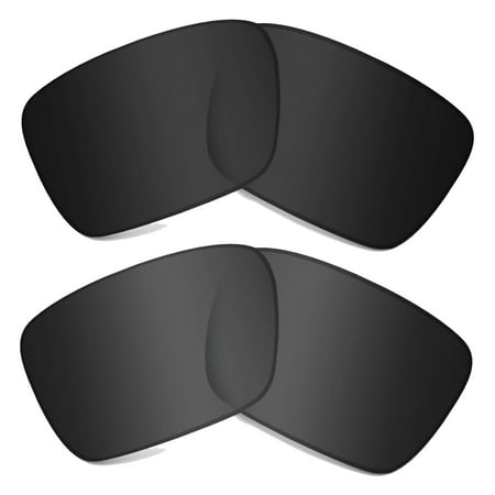 SEEK Replacement Lenses Compatible with Oakley FUEL CELL Black & Black Iridium