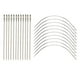 thumbnail image 1 of 12pcs Agujas de Extensión de Pelo Sunnimix Agujas de extensión de cabello Color plata, 1 of 8