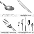 thumbnail image 5 of Sangdo Silverware Set 20-Piece Stainless Steel Flatware Cutlery Set for 4, Kitchen Utensil Set, 5 of 6