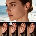 thumbnail image 6 of MomentWish 1 Carat D Color VVS1 Moissanite Stud Earrings for Women Mother's Day Birthday Graduation Gift for Her, 6 of 10