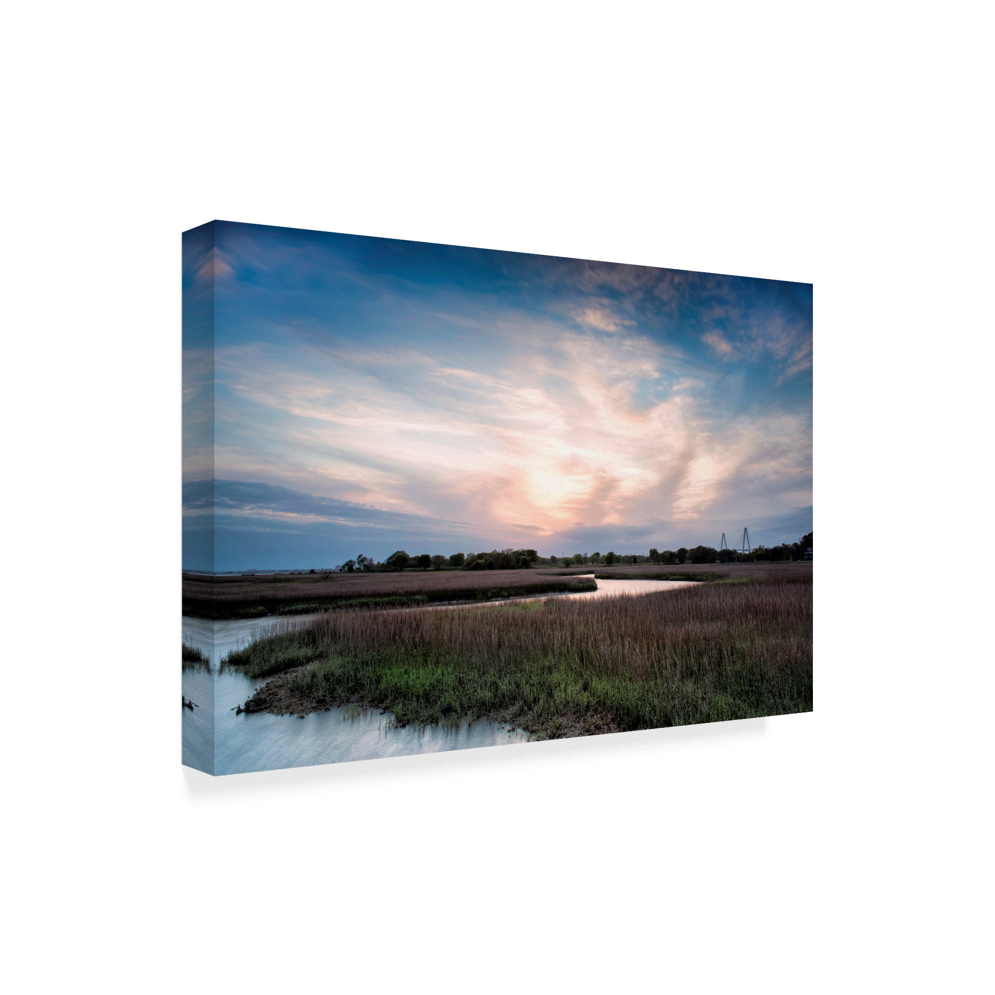 Trademark Fine Art Landscape Canvas Art ' Low Country Sunset Iii ' by Danny Head