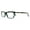 5076 Green Havana, variant on Versace  Plastic Unisex Rectangle Eyeglasses Green Havana Transparent 54mm Adult