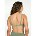 thumbnail image 4 of Time and Tru Women's and Women's Plus Size Ribbed Underwire Bikini Top, Sizes XS-3X, 4 of 5
