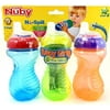 nuby no spill easy grip 10 oz sippy cups 3 pack
