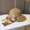 Khaki, variant on Women Straw Sun Visor, Wide Brim UPF 50+ UV Protection hat, Adjustable Roll UP Ponytail Cap, Foldable Packable Beach Hat