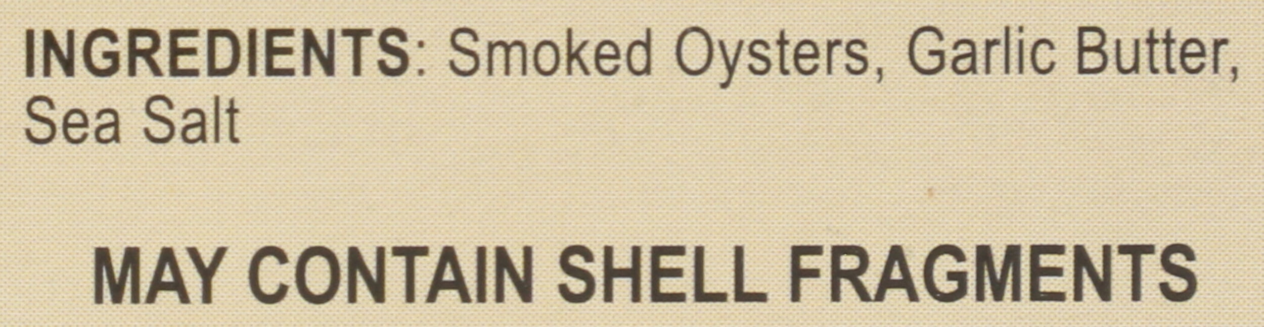 Pack of 25, Napoleon Garlic Butter Smoked Oysters, 3.75 oz