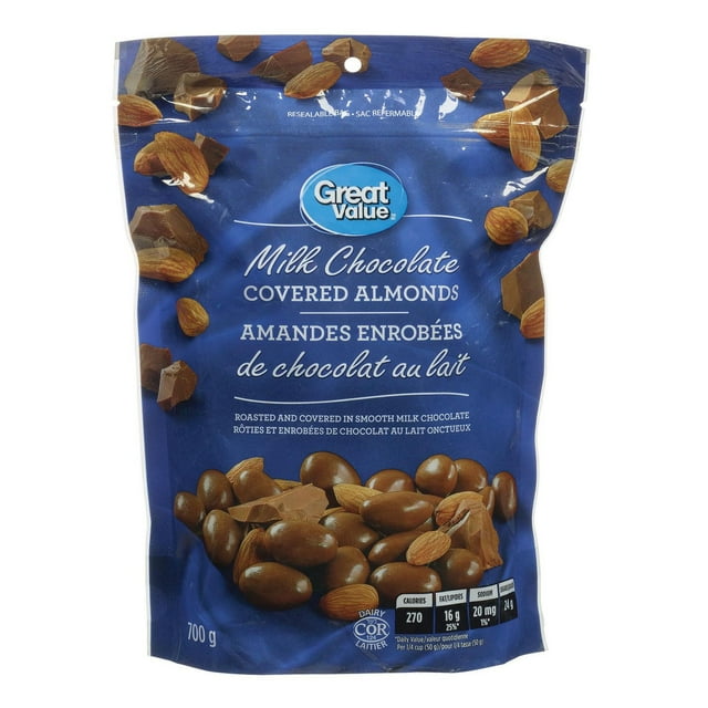 Great Value Milk Chocolate Almonds