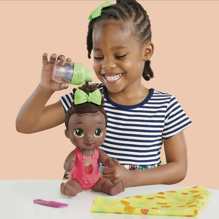 Baby Alive Shampoo Snuggle Berry Boo Water Baby Doll Black Hair Preschool Toys Christmas Gifts for Girls Boys 3