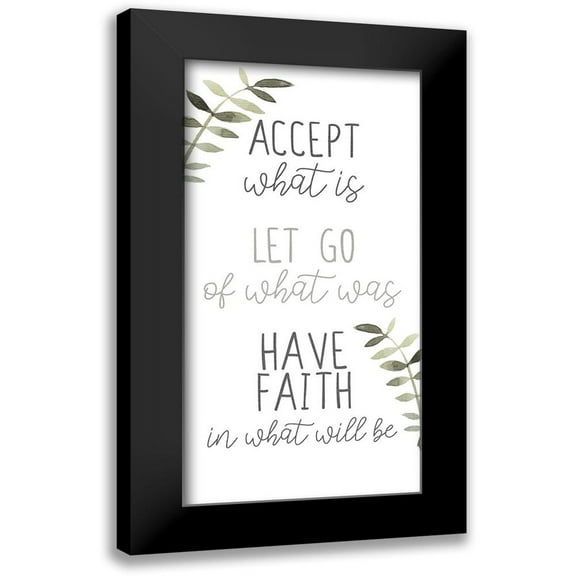 Allen, Kimberly 9x14 Black Modern Framed Museum Art Print Titled - Accept
