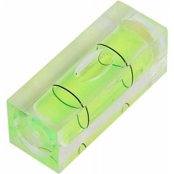 Niveles de burbuja Mini nivel de burbuja, 5 piezas Nivel de burbuja horizontal cuadrado de alta precisión Niveles para colgar cuadros Marcar instrumentos de medición Herramientas de diseño 15x15x40MM