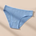 thumbnail image 6 of HEVIRGO Women Briefs Low-rise Ribbed Traceless Underwear High Elasticity Lift Buttocks Shape Seamless Panties, 6 of 8