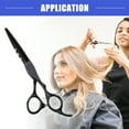 thumbnail image 3 of Vocoste Professional Hair Cutting Scissors Black Scissors 0.91"x0.67" Stainless Steel for Hair Cutting, 3 of 7