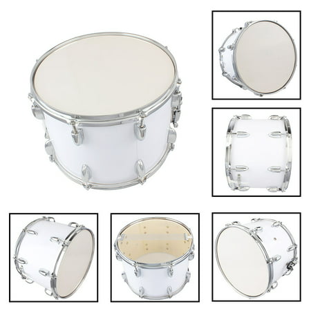 Ktaxon Student Marching Snare Drum Kids Percussion Kit White with Drumsticks