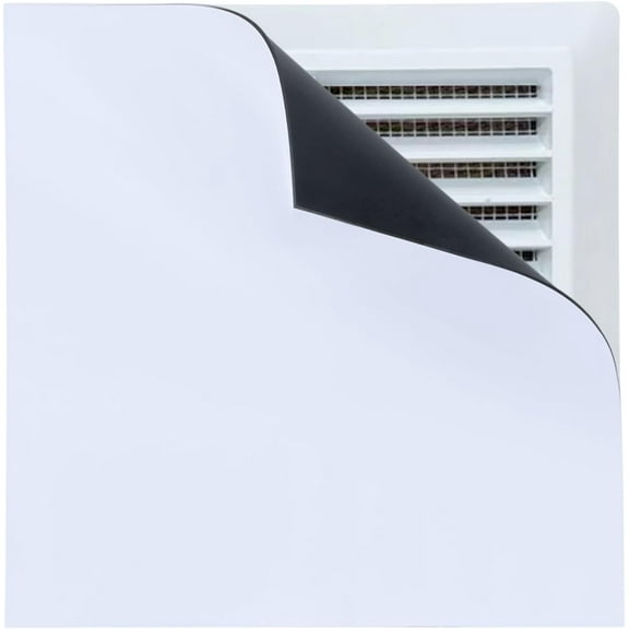 Trianu Magnetic Vent Covers 10 x 10inch, Fits Steel Vents Only, Complete Seal, Air Vent/Register Covers for Home Ceiling, Wall, HVAC, AC, and Heater Vents, White