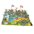 thumbnail image 2 of TISHITA 41X Military Figures Soldier Play Set & 2 Flags For Gift Green, 2 of 8