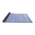 thumbnail image 2 of Ahgly Company Indoor Square Solid Blue Modern Area Rugs, 3' Square, 2 of 4