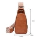thumbnail image 1 of Bolsa Riñonera de moda para mujer, bandolera de cuero bohemio, cremallera informal (marrón) Likrtyny Para Estrenar, 1 of 8