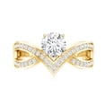 thumbnail image 4 of Rosec Jewels Lab Grown Diamond Designer Engagement Ring, EF-VS Quality - Ready To Gift, 18K Yellow Gold, US 12.00, 4 of 8