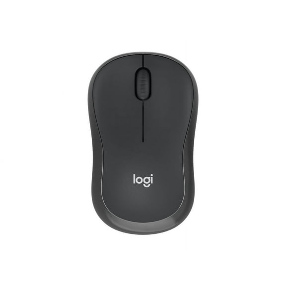 Logitech M240 Silent - Mouse - right and left-handed - optical - 3 buttons - wireless - Bluetooth - graphite - with 16" notebook sleeve