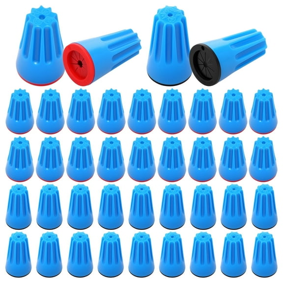 Wrvxzio 40Pcs Waterproof Outdoor Electrical Connector Silicone Construction Durable Protection System for Patio Landscape Lighting ( 22-14AWG )