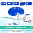 thumbnail image 5 of Floating Chlorine Dispenser, Chemical Bromine Dispenser with Thermometer, 5 Adjustable Flow Levels Suitable for Swimming Pools, Hot Tubs and Spas, 5 of 5