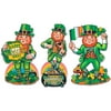 Pkgd St Patrick's Day Cutouts (3/Pkg)