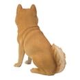thumbnail image 3 of Hi-Line Gifts Shiba Inu Dog Sitting Outdoor Garden Statue - 16" - Brown and White, 3 of 5