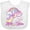 AA-White, variant on Inktastic Little Sister Unicorn Girls Baby Bib