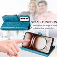 thumbnail image 2 of Funda Cartera FOXDOCK para OPPO Reno 12 , Flip PU con Relieve de Gatos y Perros, Tarjetero y Soporte, 2 of 6
