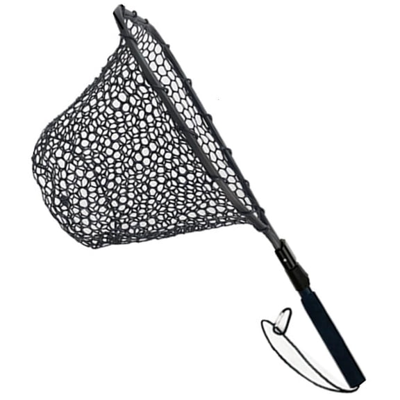 Yammee Foldable Landing Net Collapsible Handle Fishing Net Saltwater Fish Equipment