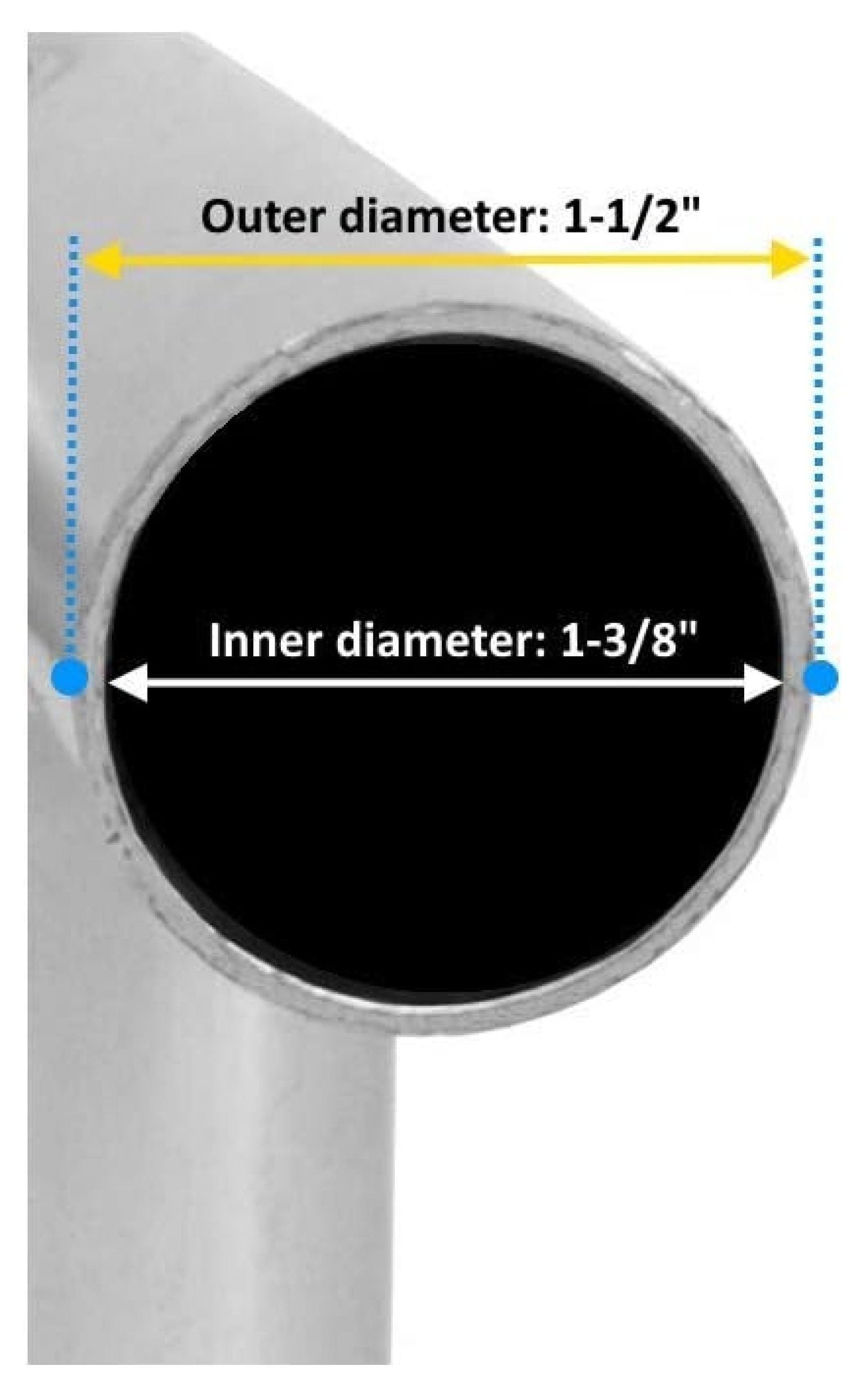 Canopy Fittings Frame Set 1-3/8" Connectors Couplers Carport Tent Shed 3 Way, 4 Way Set 3/Pack, Without Poles (4-Way) 4-Way Gray