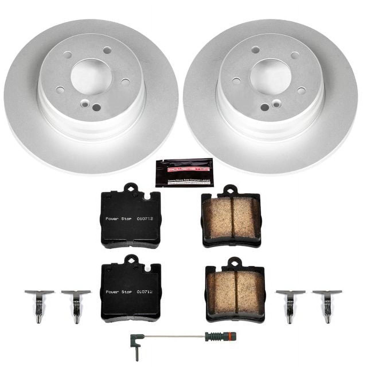 PowerStop Rear Geomet Coated Brake Rotor and Pad Kit Fits: MERCEDES-BENZ Select Models CRK6697