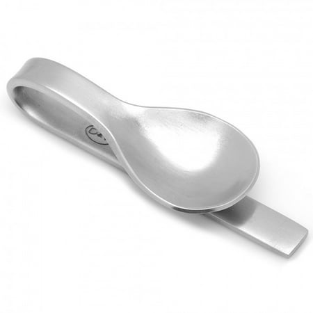 Ox and Bull Mens Stainless Steel Tavola Spoon Tie Clip OB-TSPN-TB NEW