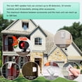 thumbnail image 2 of Standalone Home Office Shop Security Alarm System Kit,Wireless Loud Indoor/Outdoor Weatherproof Siren Horn with Remote Control and Door Contact Sensor,Motion Sensor,Up to 115db,NO WiFi/GSM/APP, 2 of 4