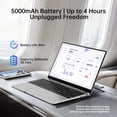 thumbnail image 3 of 2026 New Silver Laptop, 15.6" IPS FHD Student Laptop, Office 2024, Windows 11 Pro, 16GB RAM 512GB SSD, Intel Core i3, Backlit Keyboard, Fingerprint Reader, USB3.0 WiFi5 for Study and Office Work, 3 of 5