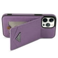 thumbnail image 4 of Dteck Case for Apple iPhone 15 PU Leather Wallet with Card Holder, Flip Cover Kickstand Card Slots Double Magnetic Clasp Shockproof Heavy Duty Protective Case, Purple, 4 of 6
