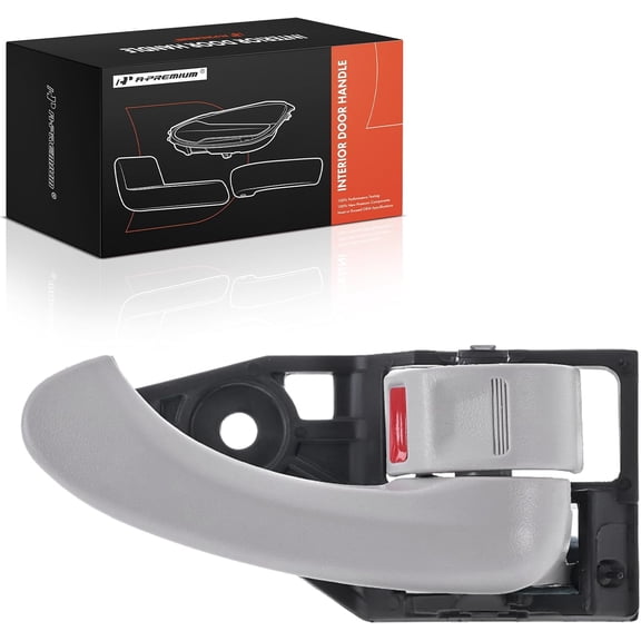 A-Premium Front or Rear Right Passenger Side Interior Door Handle Compatible with Toyota Camry 2007-2011, RAV4 2006-2012, Beige, Replace# 69205-06040-05, 69205-06070-E0