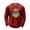 Wine, variant on Nmnitkp Mens Sweatshirt Crewneck Pullover Waffle Textured Knitted T-Shirts Casual Loose Fit with Ribbing Edge Christmas Wine,L