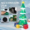 thumbnail image 5 of GVN 6 Feet Tall Blow up Christmas Tree with 3 Gift Boxes, 5 of 5