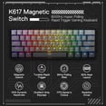 thumbnail image 2 of Teclado para juegos Redragon K617 Rapid Trigger 61 teclas con cable, 2 of 9