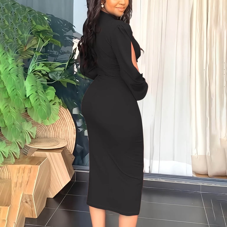 blue maxi dress with long sleeves Light Blue Satin Long Sleeve Maxi Dress Large main image 0