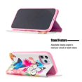 thumbnail image 3 of Dteck Case for Apple iPhone 12 Pro Max 6.7-inch,Patterned Flip PU Leather Wallet Case Magnetic 3 Card Holder Slots with 1 Cash Pocket Protective Kickstand Shell Cover,Blue Butterfly, 3 of 7