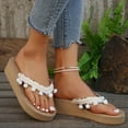 thumbnail image 7 of Womens Sandals Comfortable Fashion Casual Tassel Bohemian Spring And Summer New Wedge Heel Sandals, 7 of 7