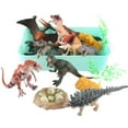 thumbnail image 1 of Dinosaur Scene Set Funny Dinosaur Toy Set Dinosaur Playset Dinosaur Play Scene, 1 of 10